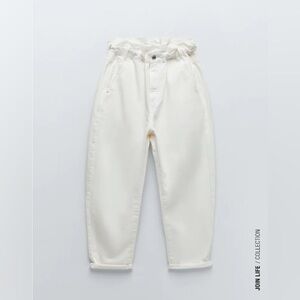 Zara Girls White Pants 3-4T